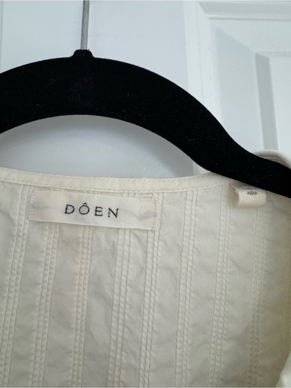 Doen White Rune Top Size Large RARE - Picture 5 of 5